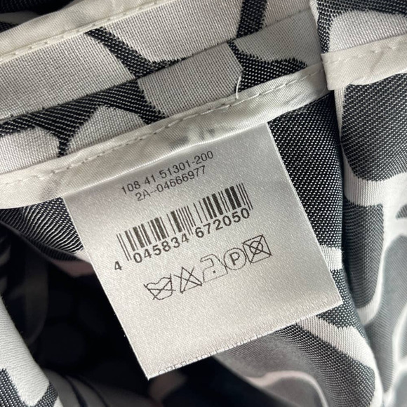 Louis Feraud Double Breasted Blazer Jacket Geometric Print Women's 34 FR US 2 - Picture 5 of 10